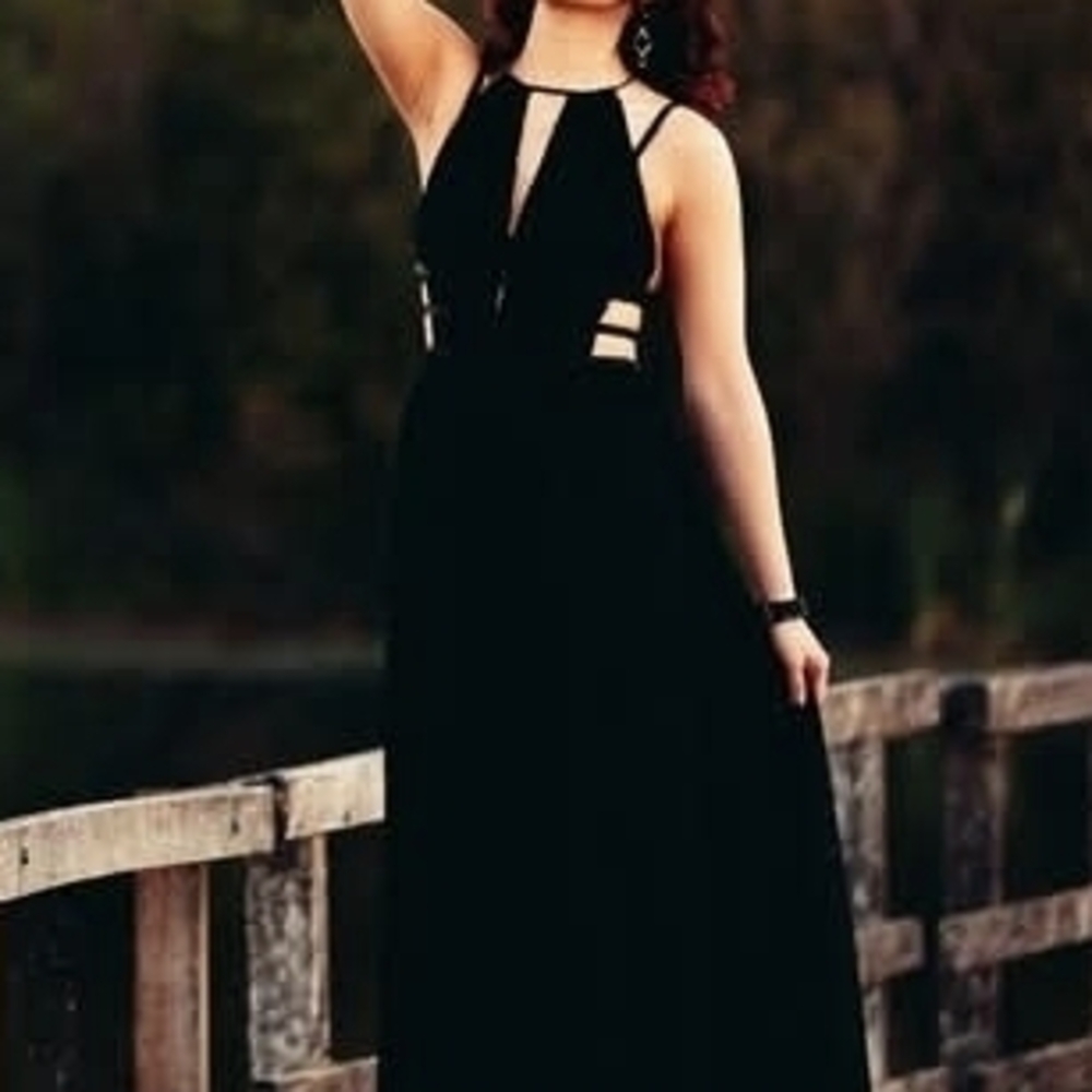 Express Black Cutout Dress